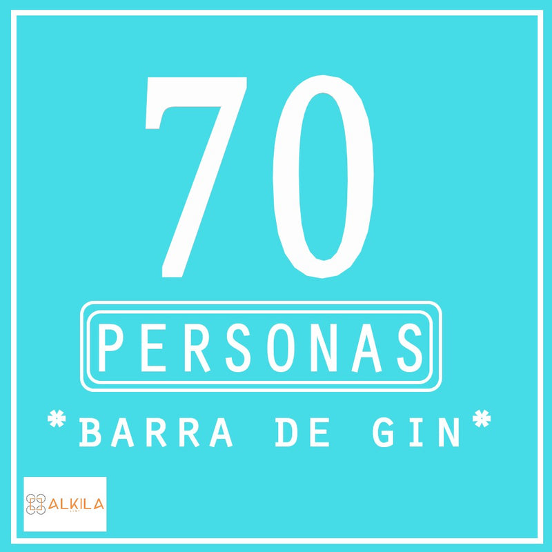 Barra de Gin (70 Personas)