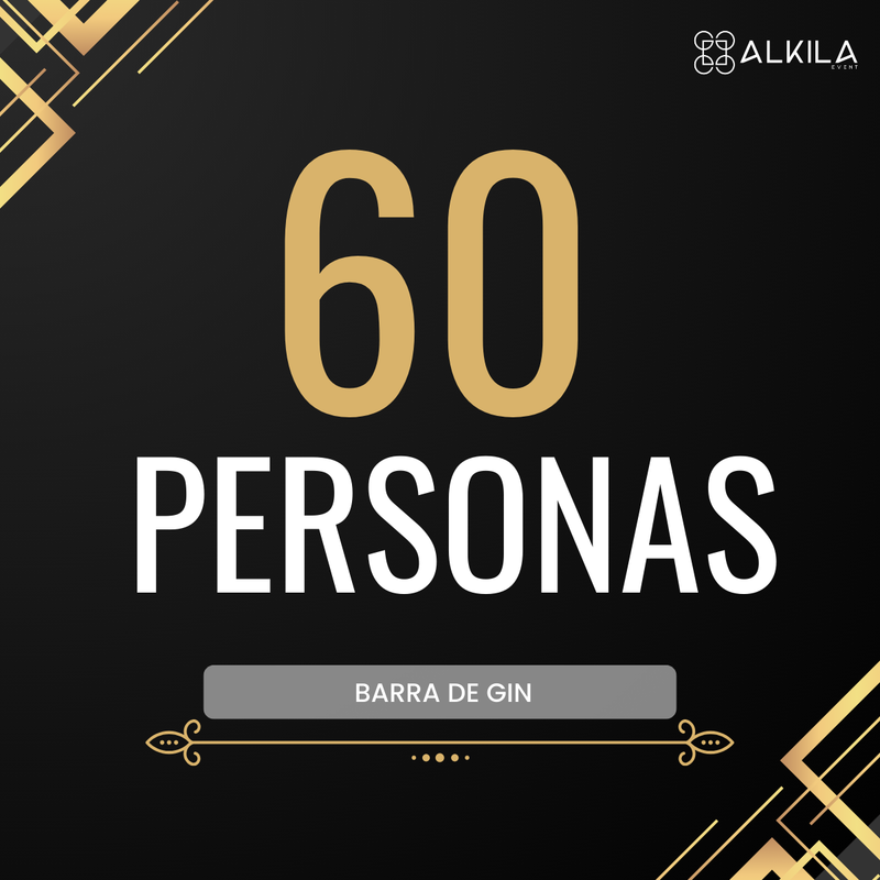 Barra de Gin (60 Personas)