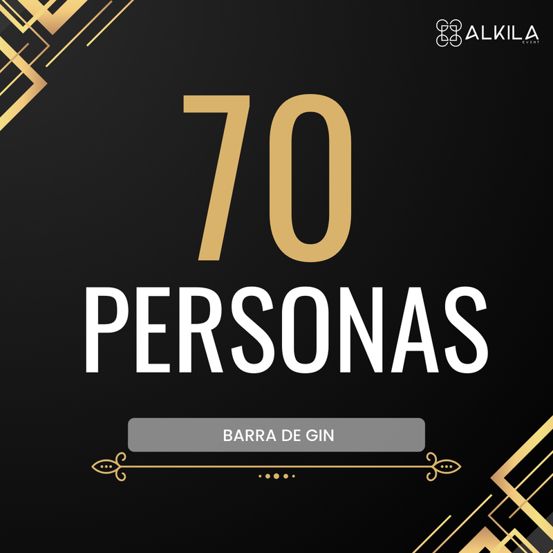 Barra de Gin (70 Personas)
