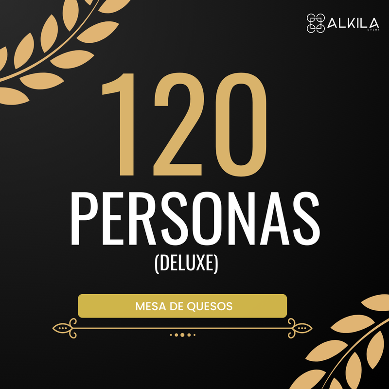 Mesa de Quesos Deluxe 120 personas