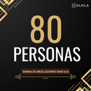 Barra de Mezcladores Sencilla (80 personas)