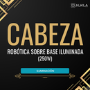 Cabeza Robótica sobre Base Iluminada (250w)
