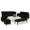 Sala Elite Chesterfield Negra (10 personas)
