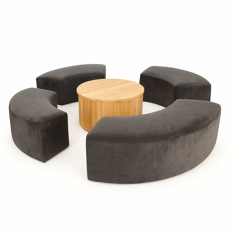 Sala Elite Dona Gris 8 pers