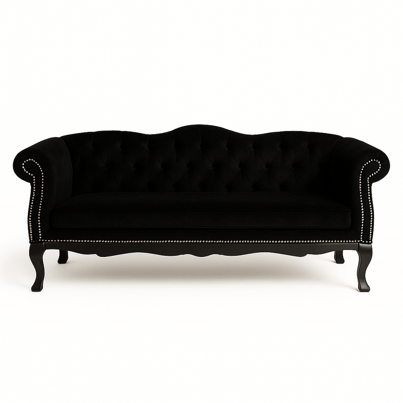 Sofa Rococo Sexy Black