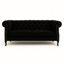Sofá Chesterfield Negro