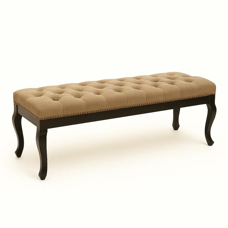 Banca Imperial Beige con Base Chocolate.