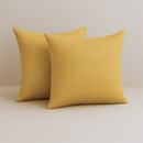 Cojín Decorativo Amarillo Jaspe