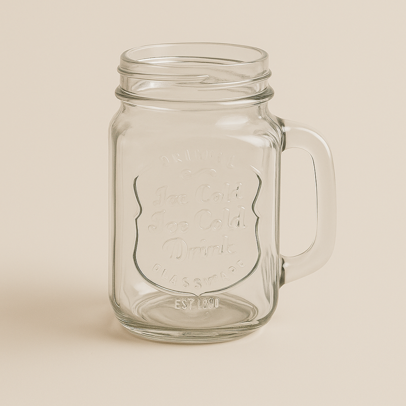 Frasco Mason Ice Cold Drink (renta)