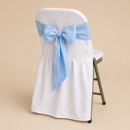 Funda Para Silla Plegable con Cinta Azul Cielo