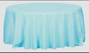 Mantel de Tela Redondo color Azul Cielo (Renta) - Alkila Event. - Renta Mobiliario para eventos