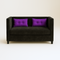 Loveseat Gris 2 personas