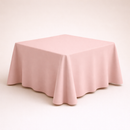 Mantel de Tela Cuadrado color Palo de Rosa (Renta)