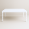 Mesa Banquetera Blanca Pata Torneada (no incluye sillas)