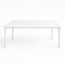 Mesa Banquetera Blanca Pata Torneada (no incluye sillas)