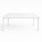 Mesa Banquetera Blanca Pata Torneada (no incluye sillas)
