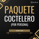Barra libre para eventos Coctelero (Por persona)