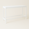 Periquera Rectangular Blanca 1.80 (sin bancos)