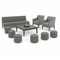 Sala Antique Gris 10 personas