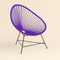 Silla Acapulco color Morado