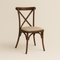 Silla Cross Back Caoba