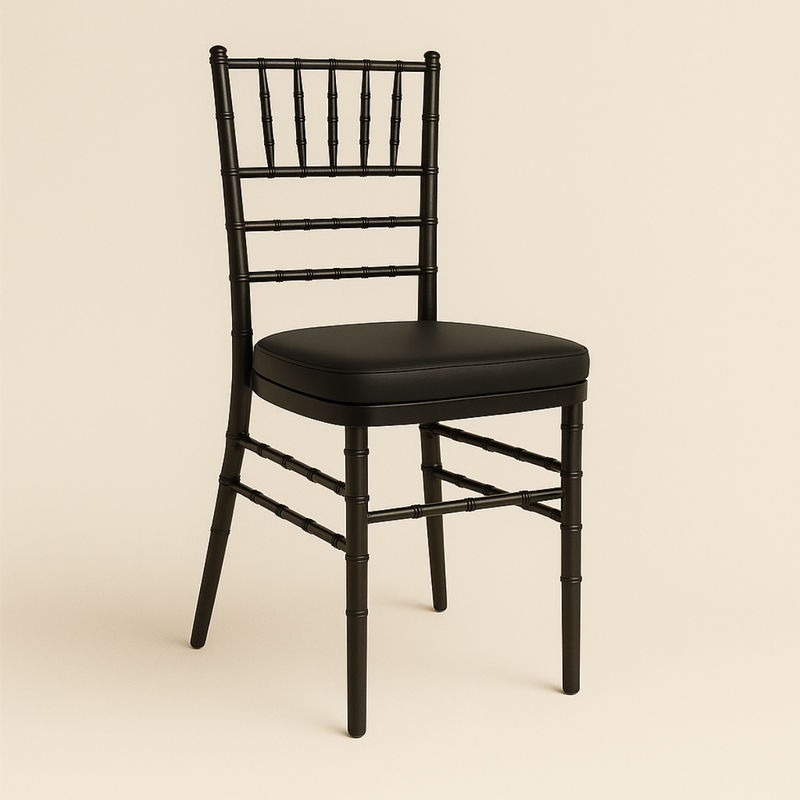Silla Tiffany Negra (Resina)
