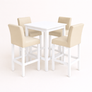 Periquera Luxe con 4 bancos