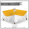 Cubremantel de Tela Cuadrado color Amarillo (Renta) AlkilaEvent 