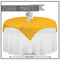 Cubremantel de Tela Cuadrado color Amarillo (Renta) AlkilaEvent 