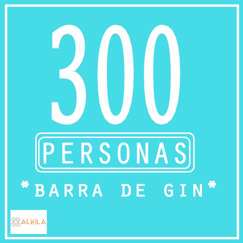 Barra de Gin (300 Personas)