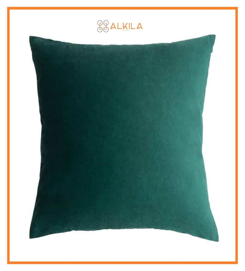 Cojín Decorativo Verde Velvet  (42cm x 42cm)