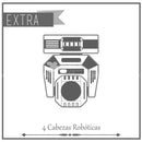 Mobiliario Elite + Periqueras + Barra + Cristalería + Meseros + DJ (250 Personas) Paquetes Elite AlkilaEvent 