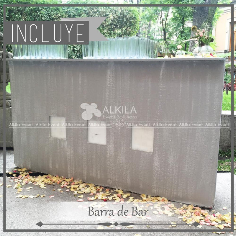 Lounge + Periqueras Blancas + Barra (200 Personas) Paquetes Lounge AlkilaEvent 