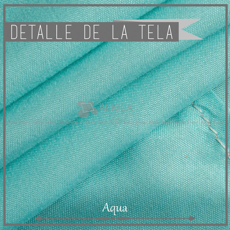 Cubremantel de Tela Cuadrado color Aqua (Renta) AlkilaEvent 