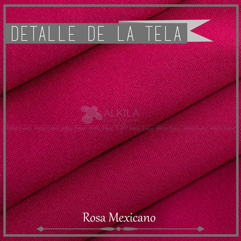 Servilletas de Tela color Rosa Mexicano (Renta) Mantelería AlkilaEvent 