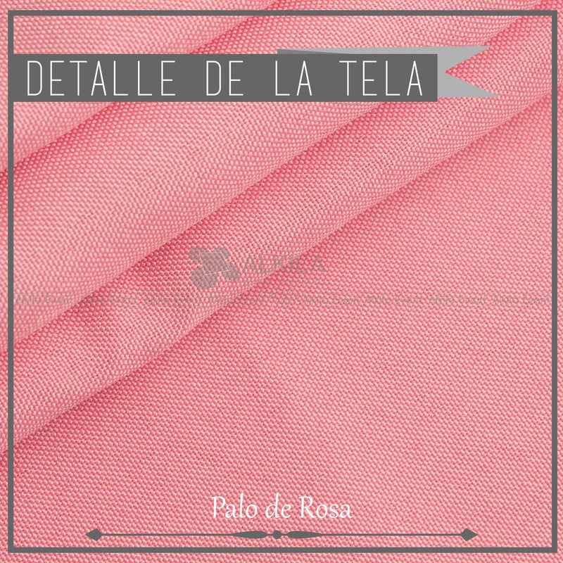 Cubremantel de Tela Cuadrado color Palo de Rosa (Renta) AlkilaEvent 