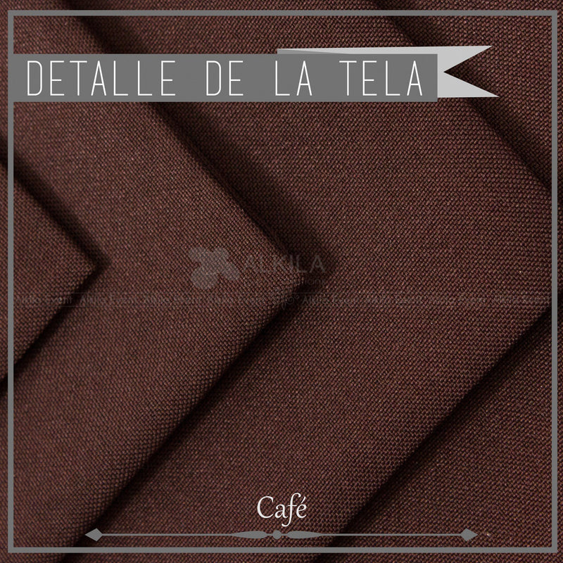 Cubremantel de Tela Cuadrado color Café (Renta) AlkilaEvent 