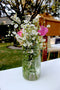 Mason Ball 16 oz con Decoración Floral Centros de Mesa AlkilaGourmet 